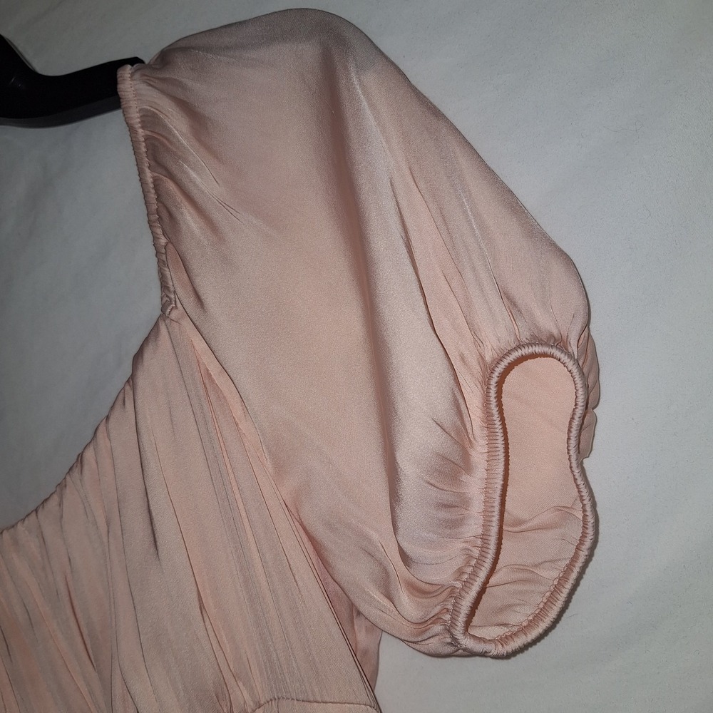 Valentine's Day Altar'd State Light Pink Puff Sleeve Mini Dress S Coquette Fairy - Picture 4 of 16